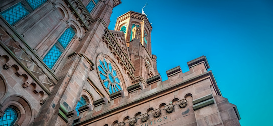 The Smithsonian Institution Building in Washington, DC